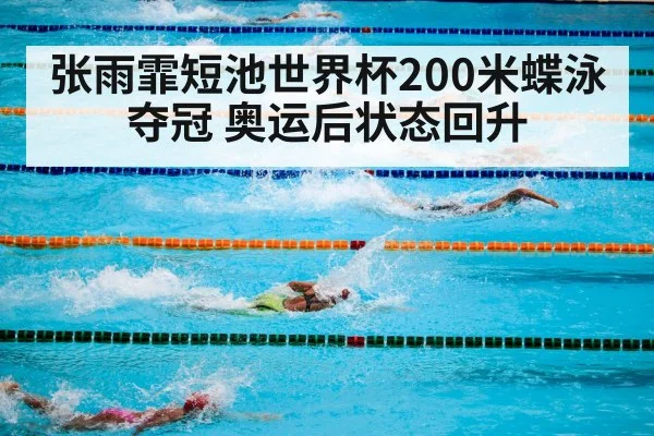 张雨霏短池世界杯200米蝶泳夺冠 奥运后状态回升